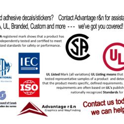 Adhesive Decals/Labels - North America
