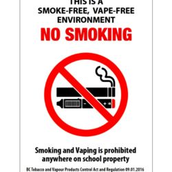 Smoke Free – Vape Free Signs/Decals